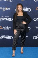 NIA SIOUX at Onward Premiere in Hollywood 02/18/2020