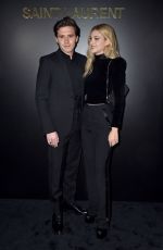 NICOLA PELTZ and Brooklyn Beckham at Saint Laurent Fashion Show in Paris 02/25/2020