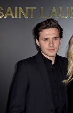 NICOLA PELTZ and Brooklyn Beckham at Saint Laurent Fashion Show in Paris 02/25/2020