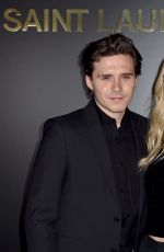 NICOLA PELTZ and Brooklyn Beckham at Saint Laurent Fashion Show in Paris 02/25/2020