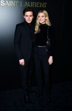 NICOLA PELTZ and Brooklyn Beckham at Saint Laurent Fashion Show in Paris 02/25/2020