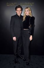 NICOLA PELTZ and Brooklyn Beckham at Saint Laurent Fashion Show in Paris 02/25/2020
