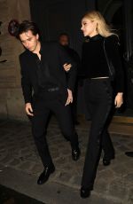 NICOLA PELTZ and Brooklyn Beckham Leaves YSL Party in Paris 02/25/2020
