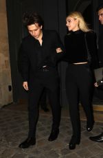 NICOLA PELTZ and Brooklyn Beckham Leaves YSL Party in Paris 02/25/2020