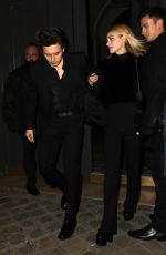 NICOLA PELTZ and Brooklyn Beckham Leaves YSL Party in Paris 02/25/2020