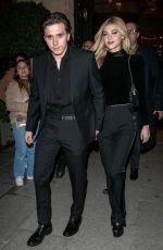 NICOLA PELTZ and Brooklyn Beckham Leaving Ritz Hotel in Paris 02/25/2020