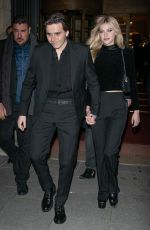 NICOLA PELTZ and Brooklyn Beckham Leaving Ritz Hotel in Paris 02/25/2020