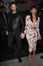 NICOLE SCHERZINGER and Thom Evans at Catch LA in West Hollywood 02/15/2020