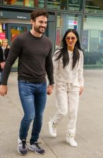 NICOLE SCHERZINGER and Tom Evans Arrives in London 02/21/2020