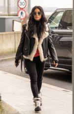 NICOLE SCHERZINGER at Heathrow Airport in London 02/03/2020