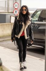 NICOLE SCHERZINGER at Heathrow Airport in London 02/03/2020