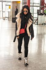 NICOLE SCHERZINGER at Heathrow Airport in London 02/03/2020