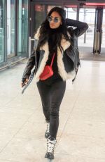 NICOLE SCHERZINGER at Heathrow Airport in London 02/03/2020