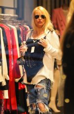 NICOLETTE SHERIDAN Shopping at Intermix in Los Angeles 02/06/2020