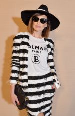 NIEVES ALVAREZ at Balmain Show at Paris Fashion Week 02/28/2020