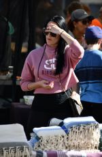 NIKKI and BRIE BELLA at Farmers Market in Los Angeles 02/15/2020