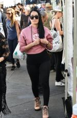 NIKKI and BRIE BELLA at Farmers Market in Los Angeles 02/15/2020