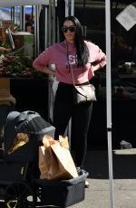 NIKKI and BRIE BELLA at Farmers Market in Los Angeles 02/15/2020