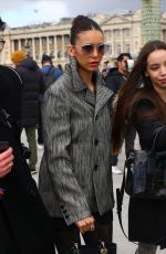 NINA DOBREV Arrives at Dior Fashion Show in Paris 02/25/2020