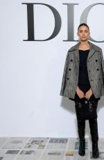 NINA DOBREV at Christian Dior Show at Paris Fashion Week 02/25/2020