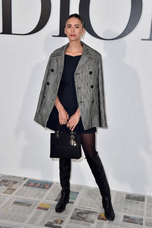 NINA DOBREV at Christian Dior Show at Paris Fashion Week 02/25/2020