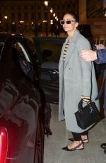 NINA DOBREV Leaves Ritz Hotel in Paris 02/25/2020