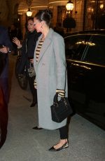 NINA DOBREV Leaves Ritz Hotel in Paris 02/25/2020