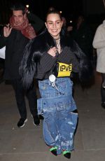 NOOMI RAPACE Arrives at Love Magazine Party in London 02/17/2020
