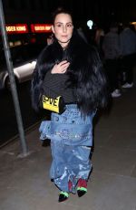 NOOMI RAPACE Arrives at Love Magazine Party in London 02/17/2020