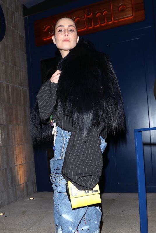 NOOMI RAPACE Arrives at Love Magazine Party in London 02/17/2020