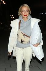 OLIVIA ATTWOOD Leaves Love Island Aftersun Set in London 02/03/2020