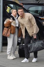 OLIVIA BUCKLAND and Alex Bowen at Manchester Piccadilly Train Station 02/05/2020