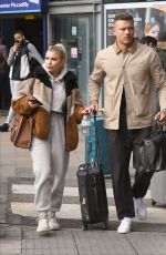 OLIVIA BUCKLAND and Alex Bowen at Manchester Piccadilly Train Station 02/05/2020