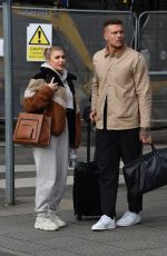 OLIVIA BUCKLAND and Alex Bowen at Manchester Piccadilly Train Station 02/05/2020