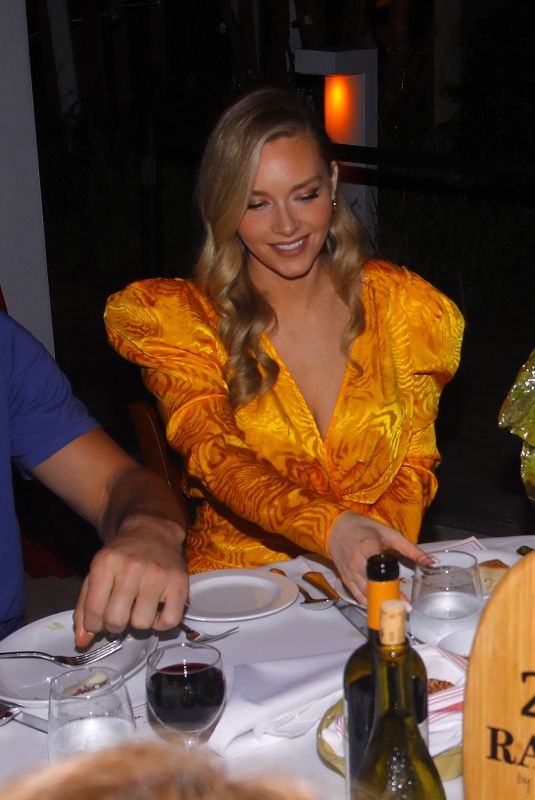 OLIVIA CULPO and JASMINE SANDERS at Raos Grand Opening Dinner in Miami 01/31/2020