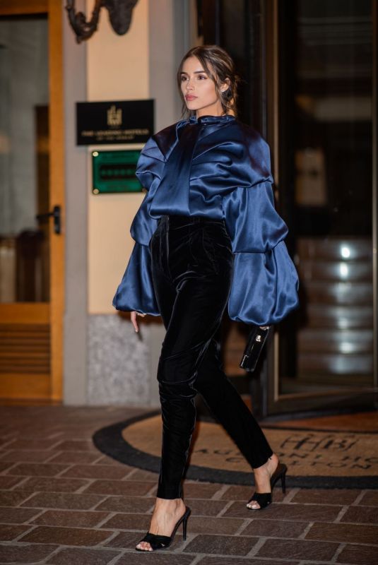 OLIVIA CULPO Night Out in Milan 02/21/2020