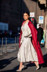 OLIVIA CULPO Out at Milan Fashion Week 02/22/202.