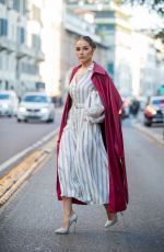OLIVIA CULPO Out at Milan Fashion Week 02/22/202.