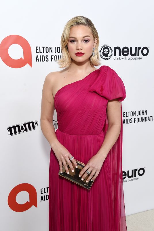 OLIVIA HOLT at Elton John Aids Foundation Oscar Viewing Party in West Hollywood 02/09/2020