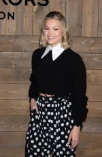 OLIVIA HOLT at Michael Kors Show at New York Fashion Week 02/12/2020