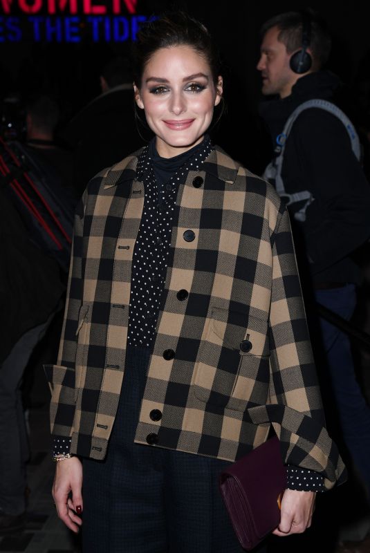 OLIVIA PALERMO at Christian Dior Show at Paris Fashion Week 02/25/2020