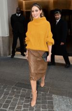 OLIVIA PALERMO Leaves Her Hotel in Milan 02/22/2020