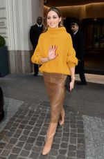 OLIVIA PALERMO Leaves Her Hotel in Milan 02/22/2020