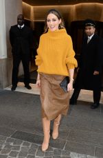 OLIVIA PALERMO Leaves Her Hotel in Milan 02/22/2020