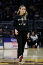 OLIVIA WILDE at Harlem Globetrotters Game in Los Angeles 02/16/2020