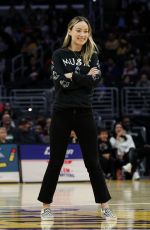 OLIVIA WILDE at Harlem Globetrotters Game in Los Angeles 02/16/2020