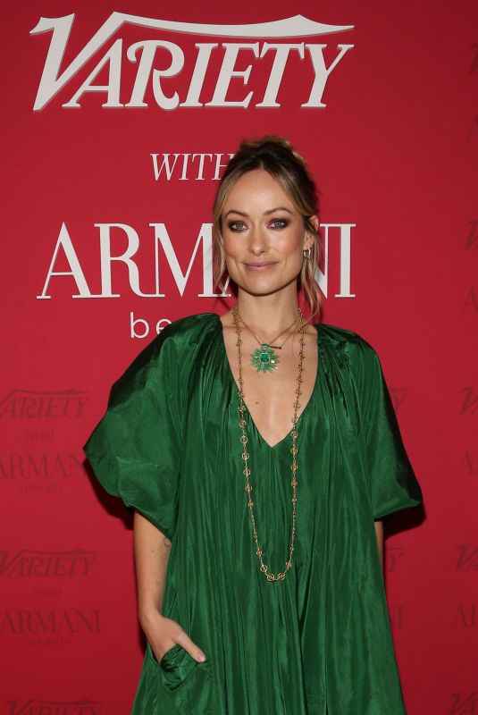 OLIVIA WILDE at Variety x Armani Makeup Artistry Dinner in Los Angeles 02/04/2020