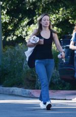 OLIVIA WILDE Out for Coffee in Los Angeles 02/26/2020