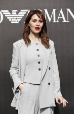 PAOLA CORTELLESI at Emporio Armani Show at Milan Fashion Week 02/21/2020