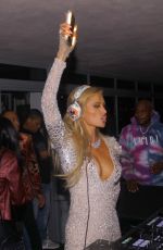 PARIS HILTON Performs at Stephen Doff